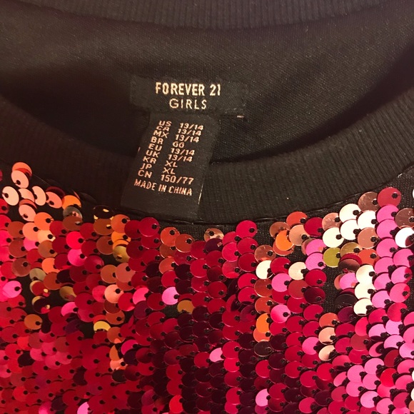 Girls Multi-Color Mini Sequin Party Dress - Picture 2 of 7